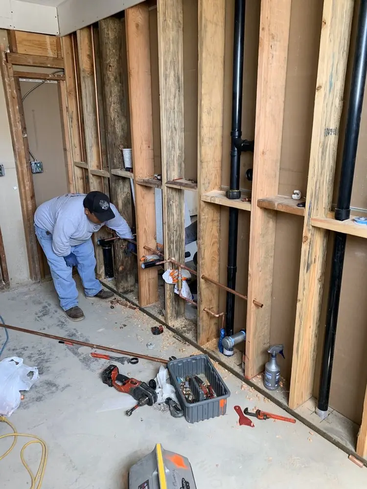 Commercial rough-in plumbing for Trenchless Sewer Repair in Springdale
